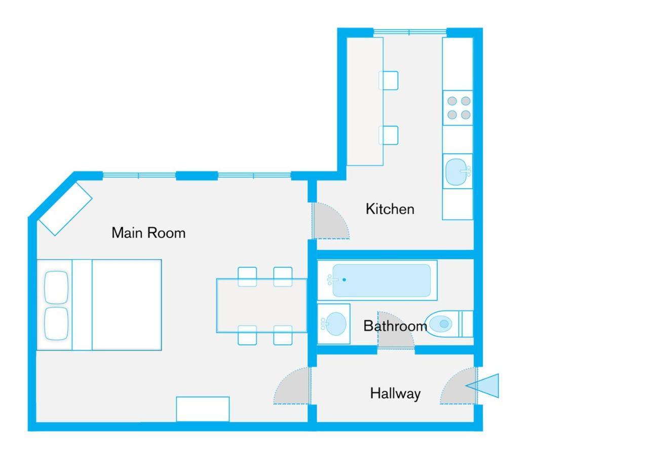 Appartement The Stralauer, 1 Bed Up To 2 People, Friedrichshain